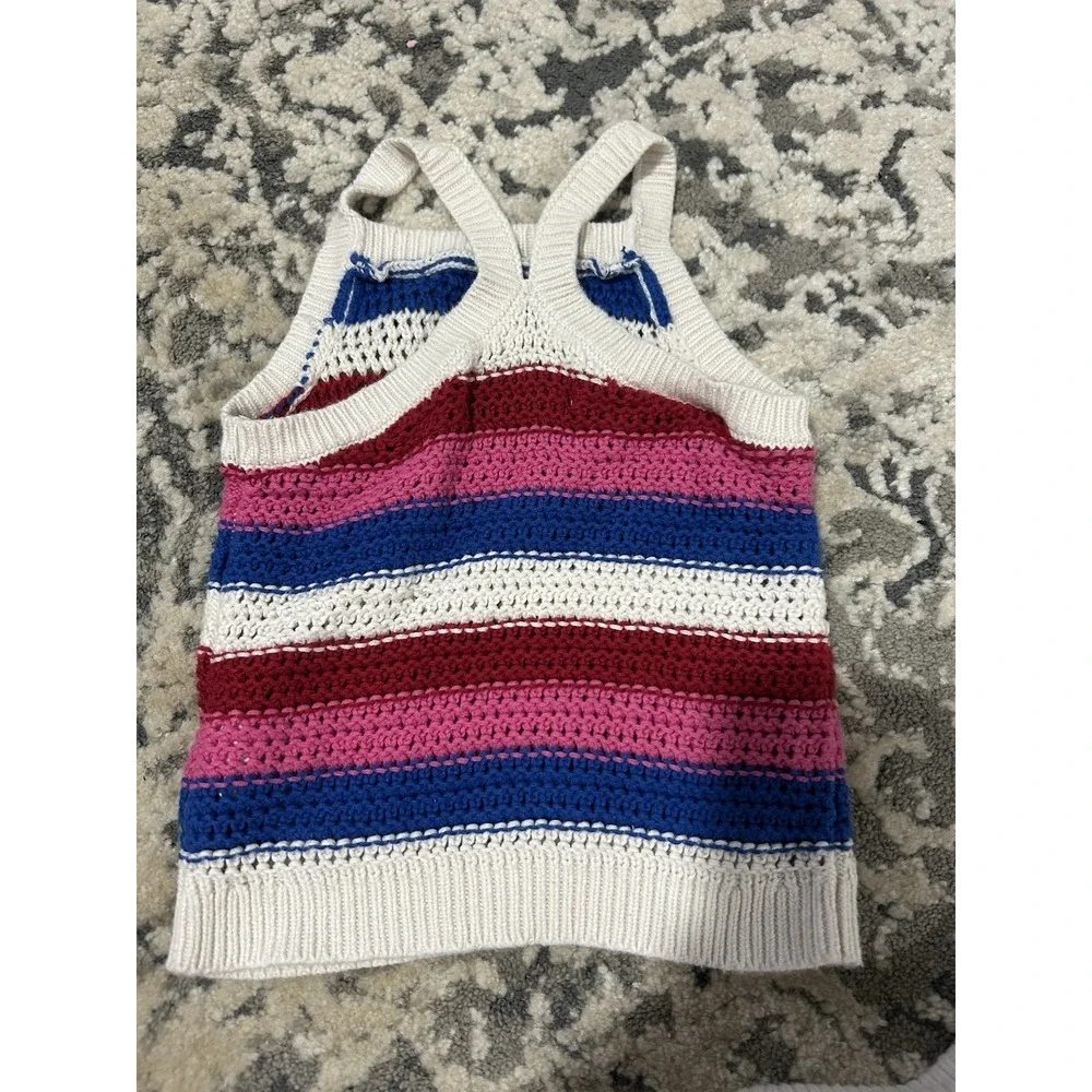 Old Navy Baby Girl Stripped Crochet Outfit Size 12-18 Month